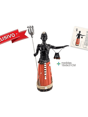 Orixá Exú 18x9x31cm