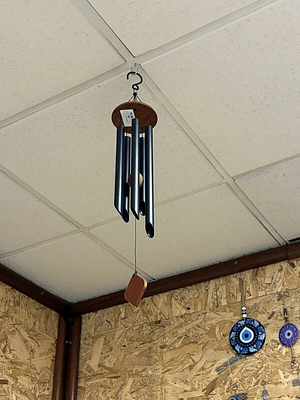 Espanta Espíritos Metal Espiral 5 Tubos 64 Cm