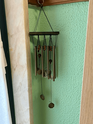 Espanta Espíritos Moedas I Ching 50 Cm