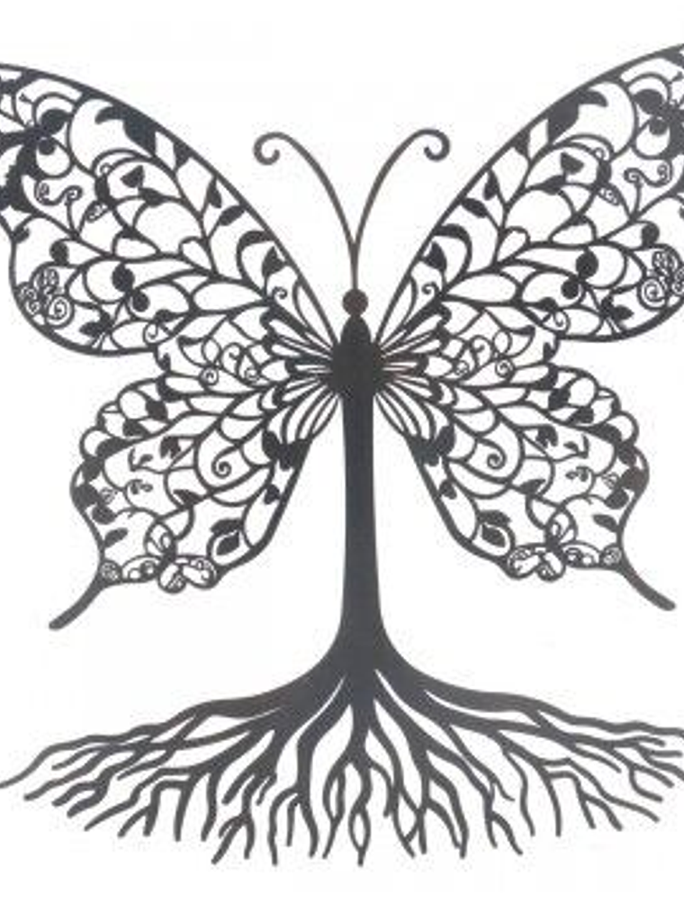 Borboleta Parede 50 Cm 1