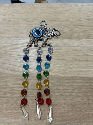 Olho Metal Elefante C/ Cristal Multifacetado