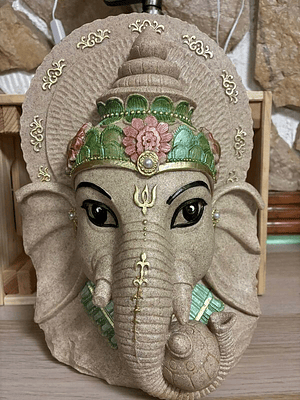 Ganesh Resina 28x22x12cm