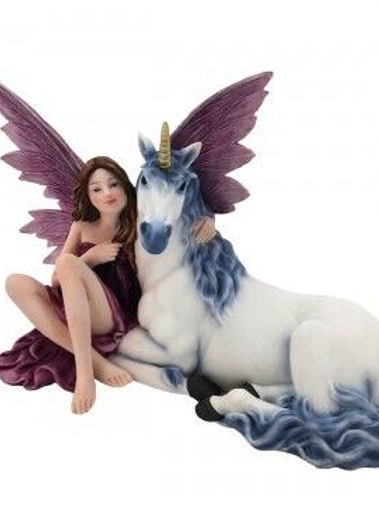 Fada C/ Unicórnio 26 Cm 1