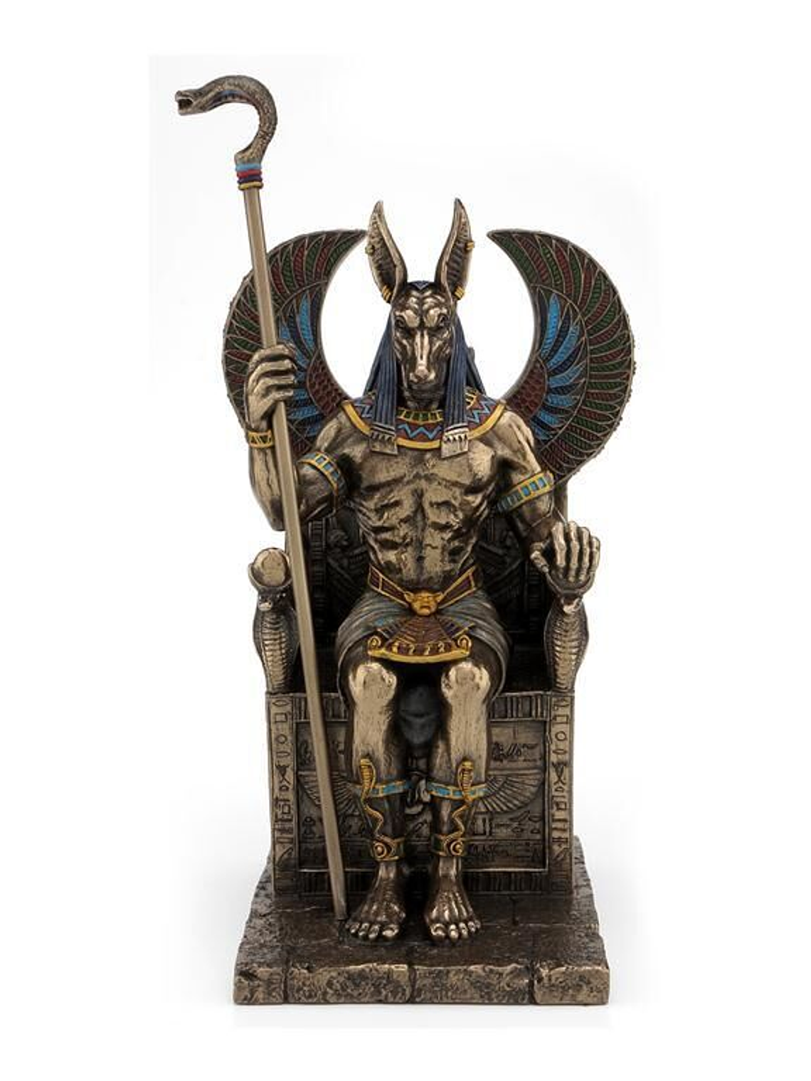 Deus Anúbis-Egípcio Bronze 27 Cm 1