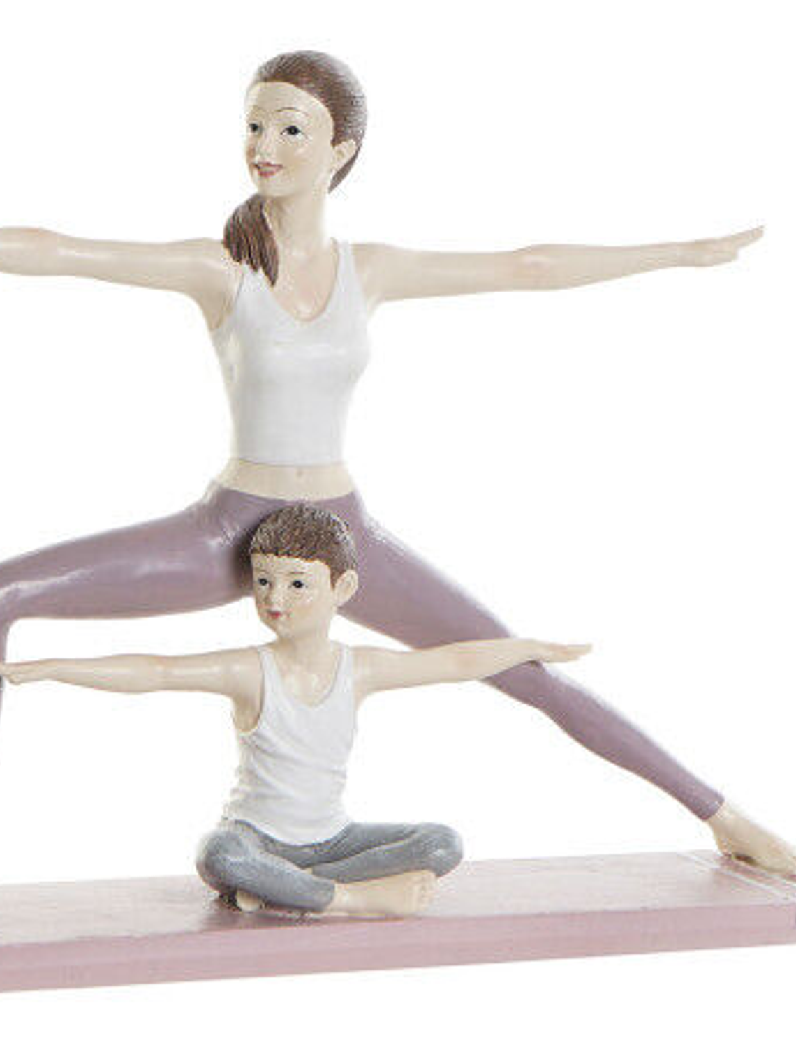 Figura resina yoga 24X6,5X19,5cm 1