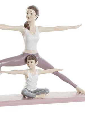 Figura resina yoga 24X6,5X19,5cm