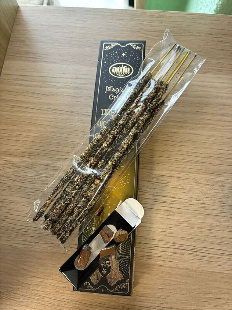 Inc. Smudge KIt Olho de Tigre (Natural Inc. & Cristais) 1