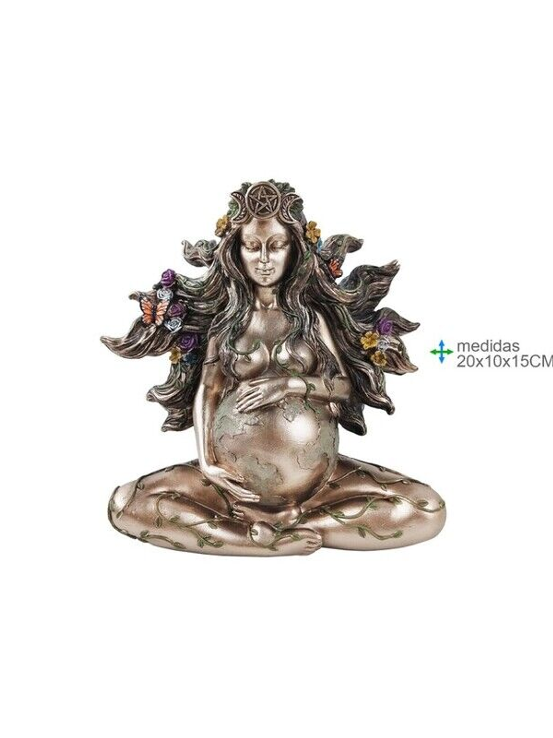 Mãe Terra Resina 20x10x15cm 1