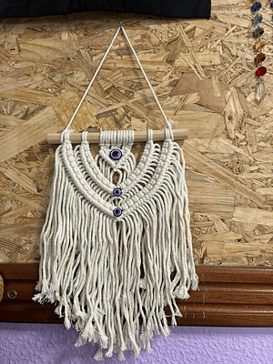 Macramé Olho Turco 46X20 Cm