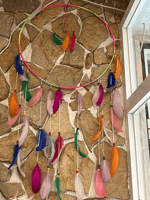 Caçador de Sonhos Arco Íris 105 Cm