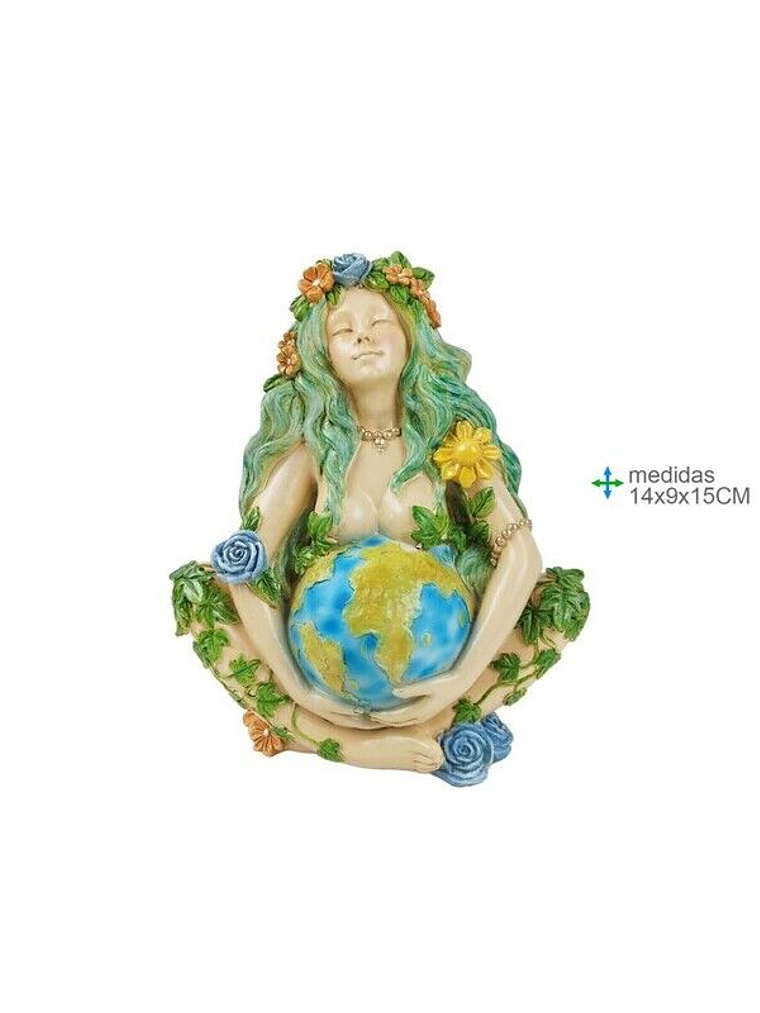 Mãe Terra Resina 14x9x15cm 1