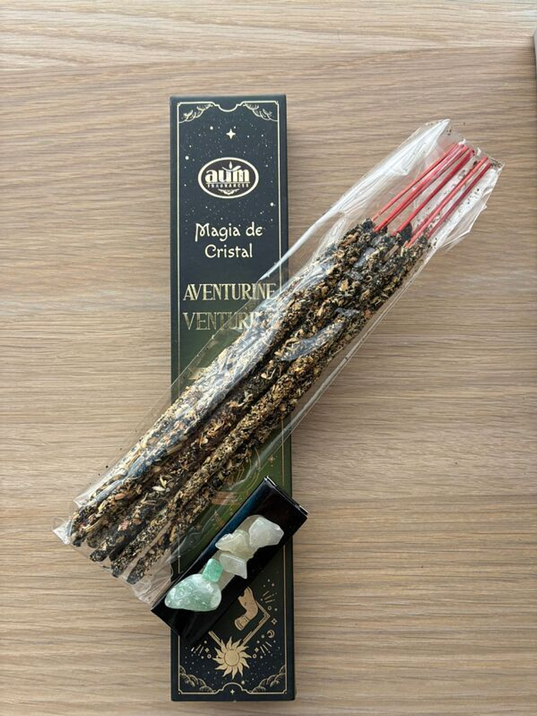 Inc. Smudge KIt Aventurina (Natural Inc. & Cristais) 1