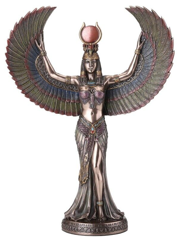 Deusa Egípcia Ísis Bronze 34 Cm 1