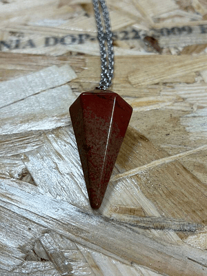 Pêndulo Jaspe Vermelho