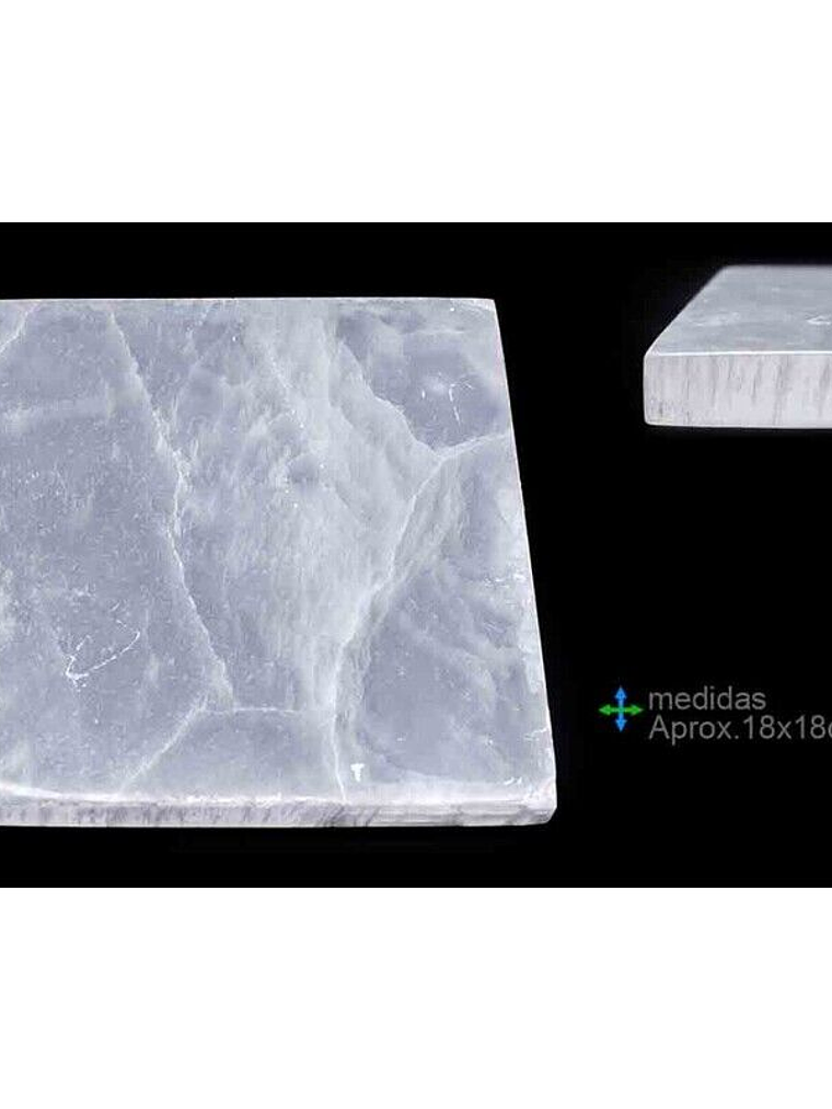 Base Selenita Quadrada 18cm 1
