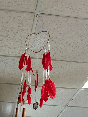 Caçador de Sonhos Coração 55 Cm