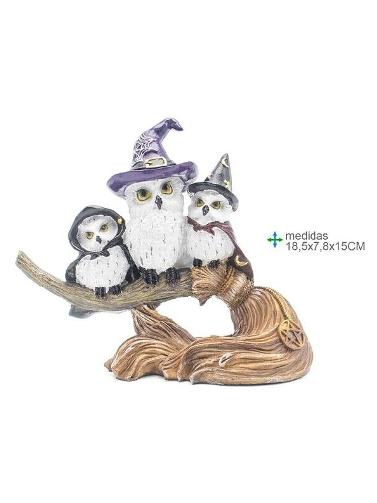 Familia Mochos Resina 18,5x7,8x15cm 1