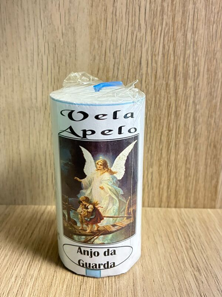 Vela Apelo Anjo da Guarda 10 Cm 1