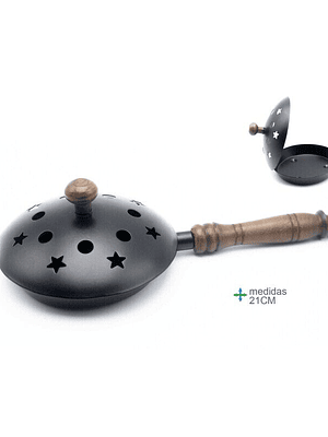 Queim. Ferro Cabo Madeira 21cm