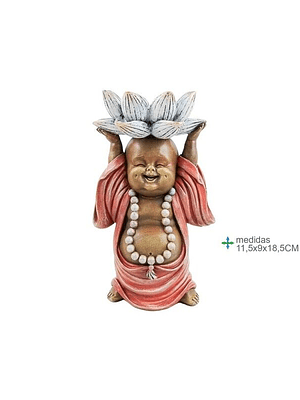 Porta Vela Buda 11,5x9x18,5cm