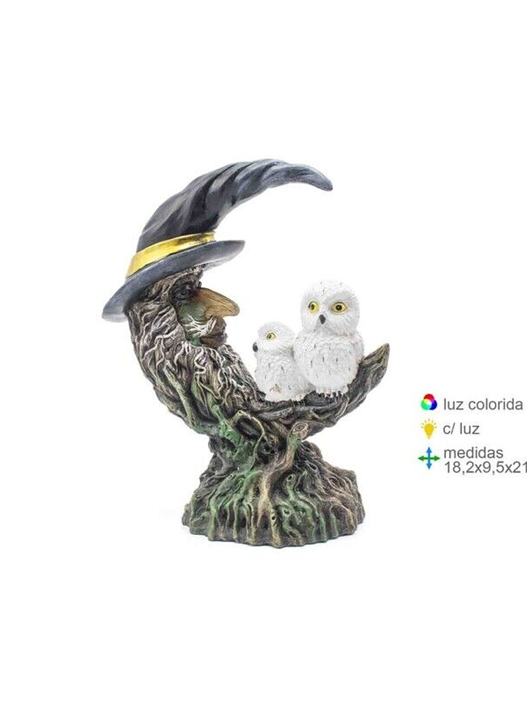 Mocho Resina c/ Luz 18,2x9,5x21cm 1