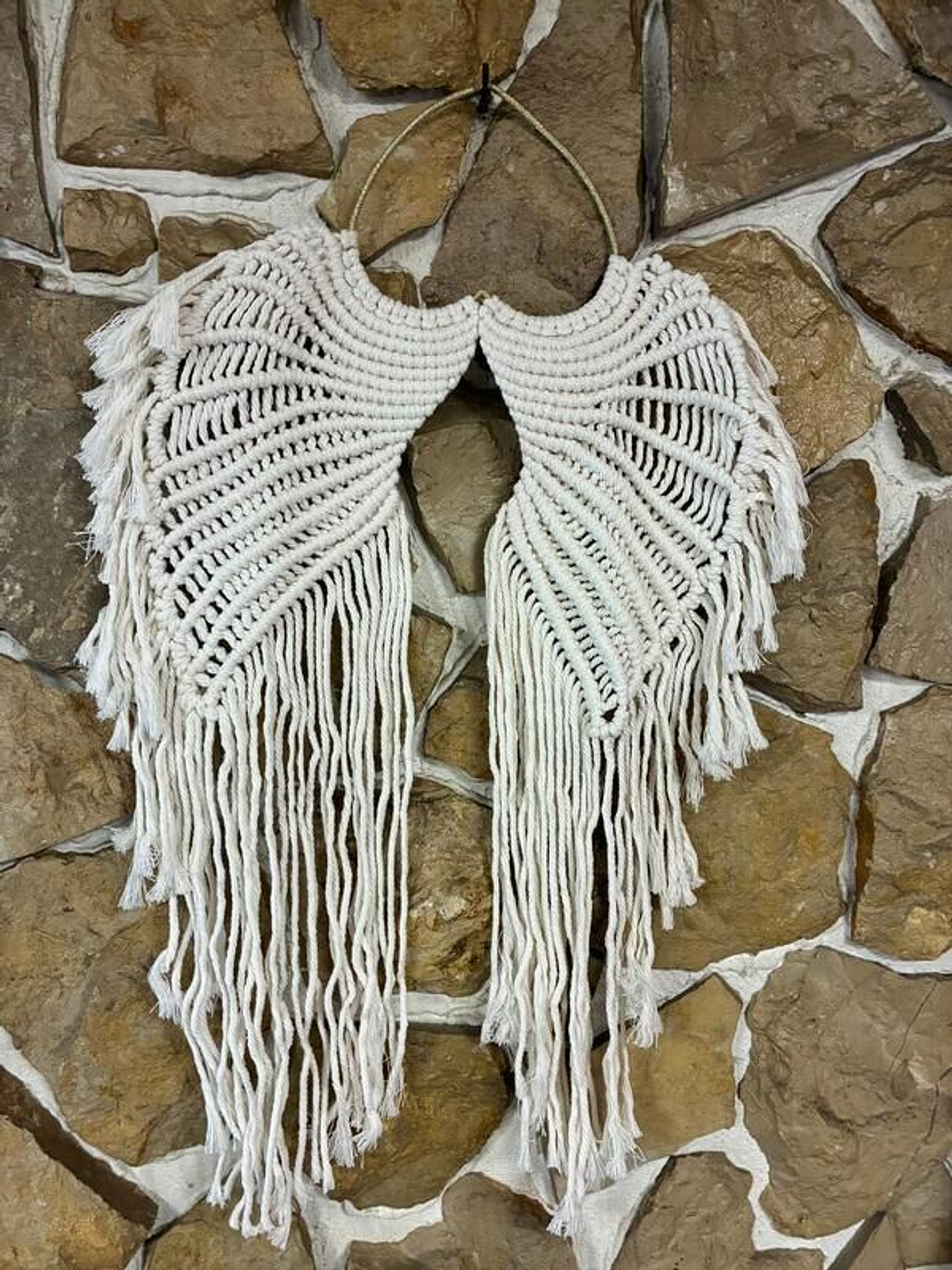 Macramé Asas de Anjo 65cm 1