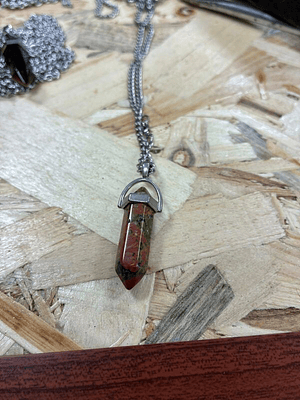 Fio de Aço com Pendente Unakite A