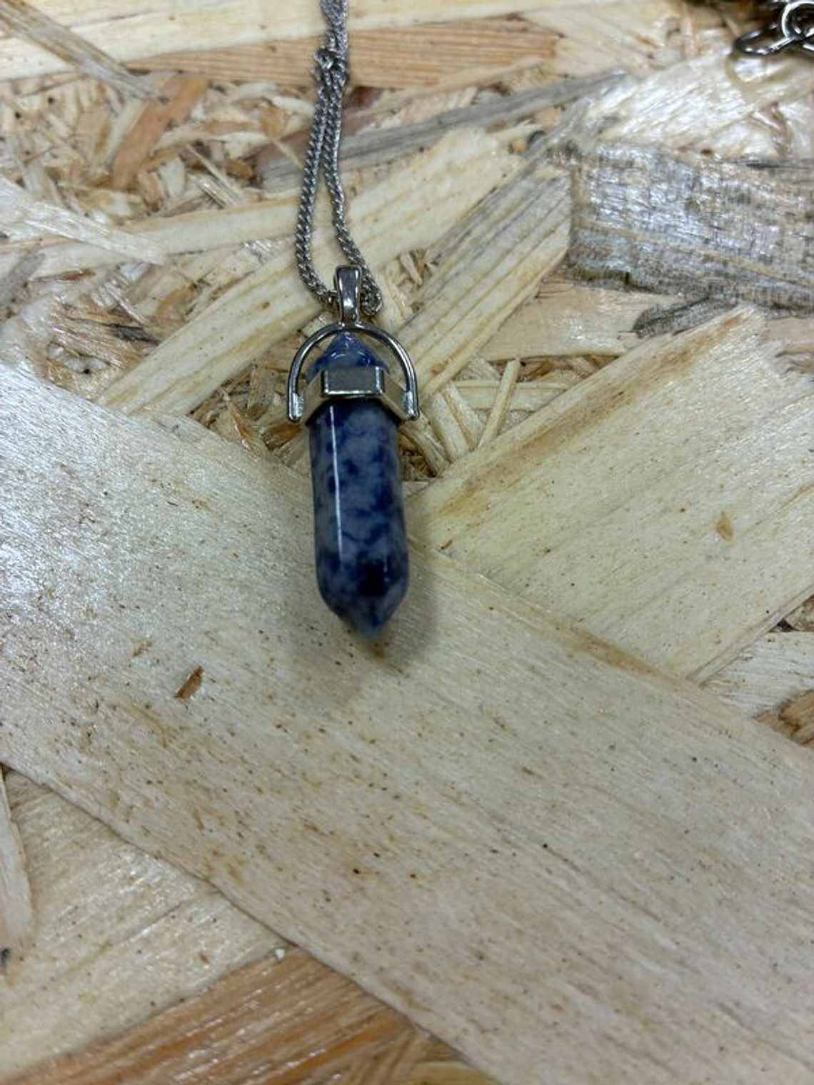Fio de Aço com Pendente Sodalita 1
