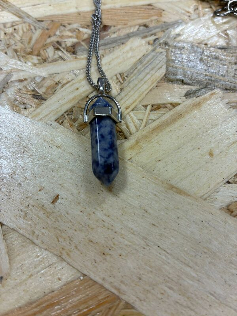Fio de Aço com Pendente Sodalita 1
