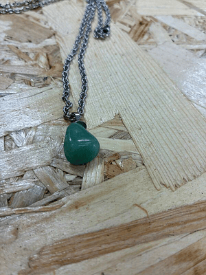 Fio de Aço com Pendente Aventurina A