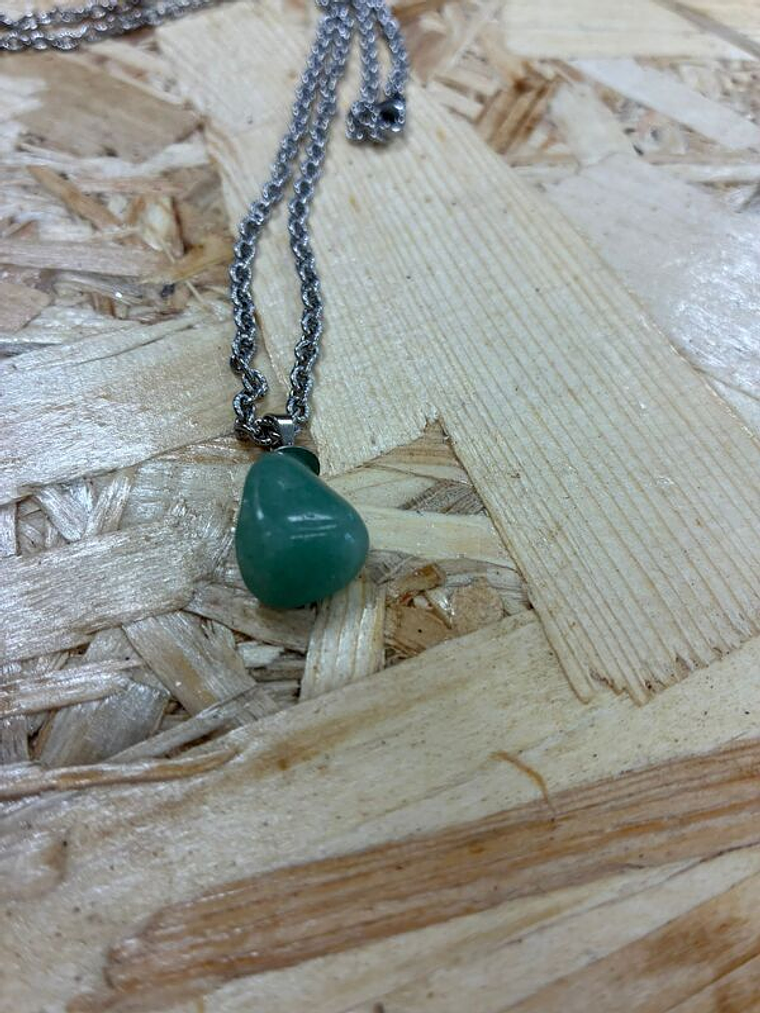 Fio de Aço com Pendente Aventurina A 1