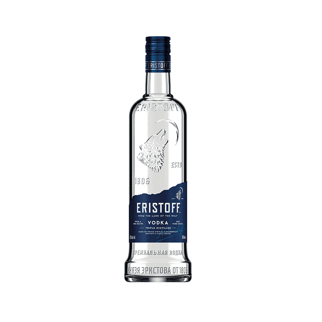 ERISTOFF VODKA TRIPLE DESTILLED