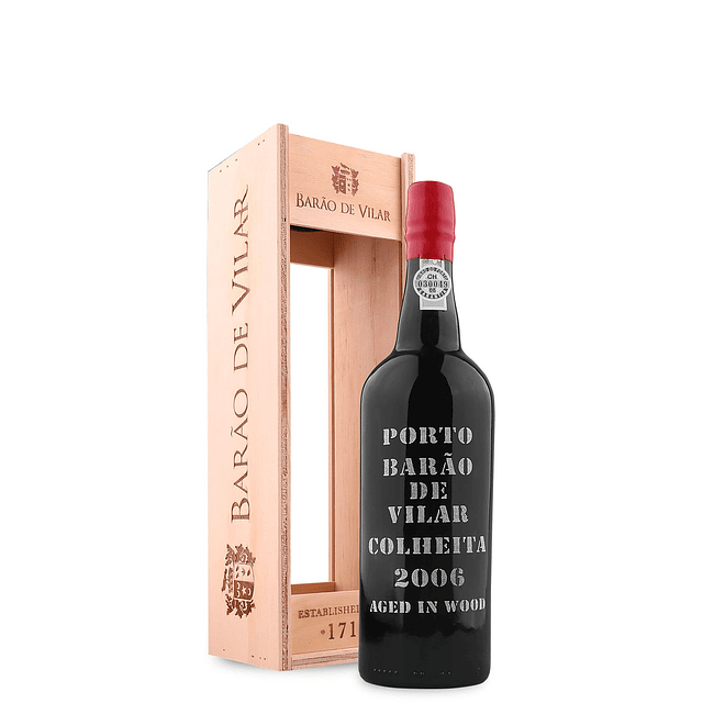 VINHO PORTO BARÃO DE VILAR COLHEITA 2006 750ML