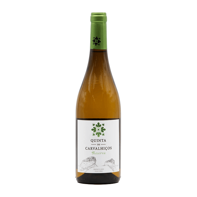 VINHO BRANCO RESERVA QTA DE CARVALHIÇOS 2021 13ºVOL