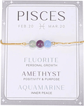 Pulseiras Signos com Pedras Naturais