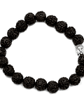 Pulseira Rudraksha Buda