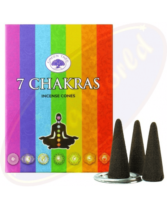 Incenso em cone 7 Chakras