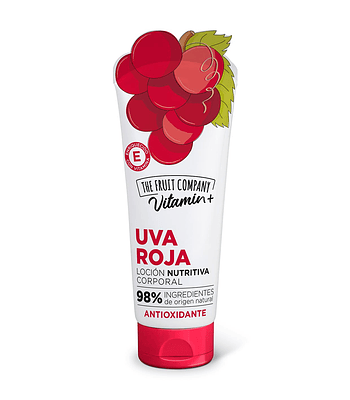 The Fruit Company - Loção Corporal Nutritiva Vitamin+ - Uva Vermelha - 200ml