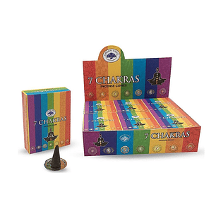 Incenso em cone 7 Chakras