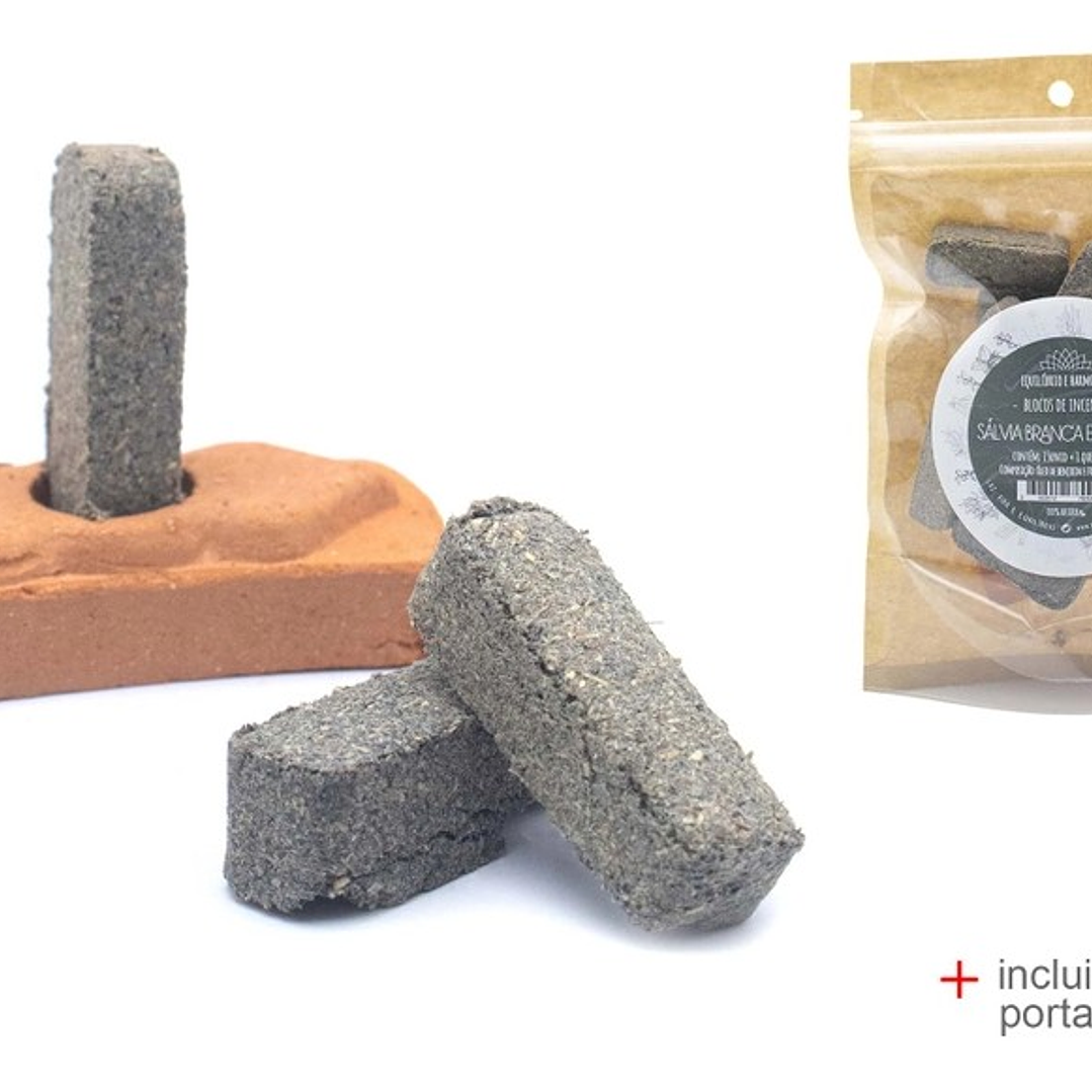 Blocos de Incenso Sálvia Branca e Bejoim 1