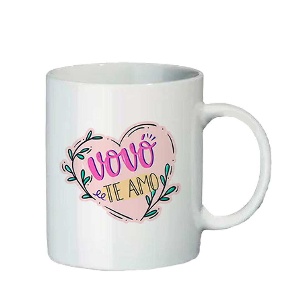 Caneca "vovó te amo" 