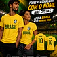 T-Shirt Brasil Personalizável com Nome e Número – Mundial 2026 - Thumbnail 4