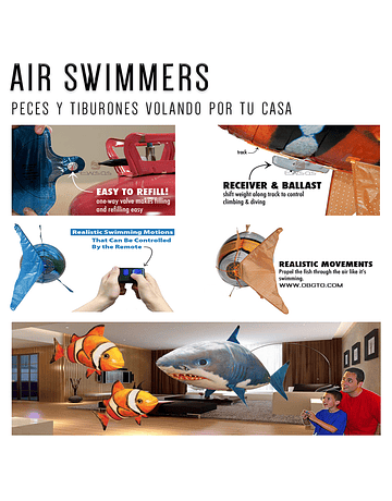 Air Swimmer Pez Nemo