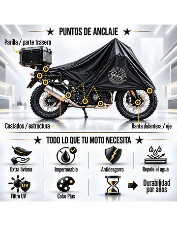 BIKE COVER PLUS  VERSION: Bajo Cilindre