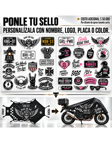 BIKE COVER PLUS  VERSION: Bajo Cilindre
