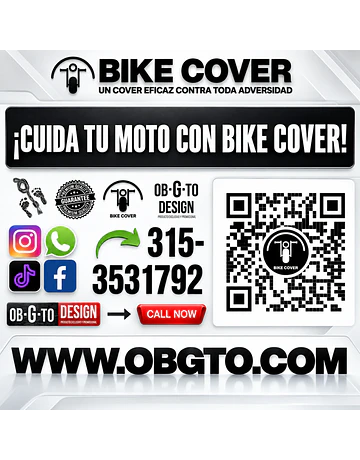 BIKE COVER SIVER  VERSION: Bajo Cilindre