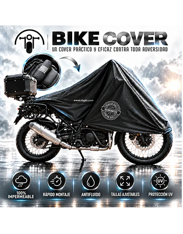 BIKE COVER SIVER  VERSION: Bajo Cilindre