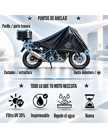 BIKE COVER SIVER  VERSION: Bajo Cilindre