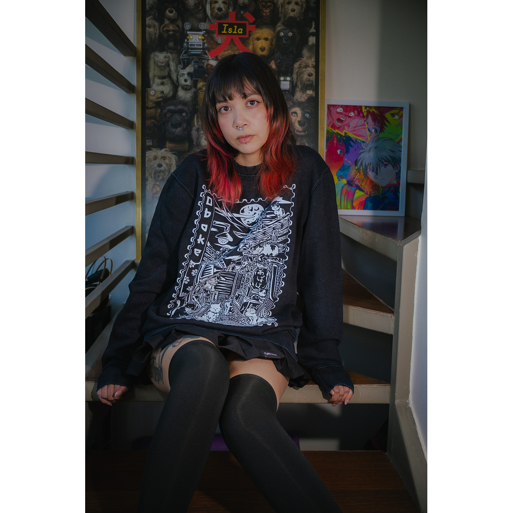 Poleron Polo Acid Street Upitart en Serigrafia