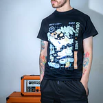 Polera Color Negro Diseño SNES 